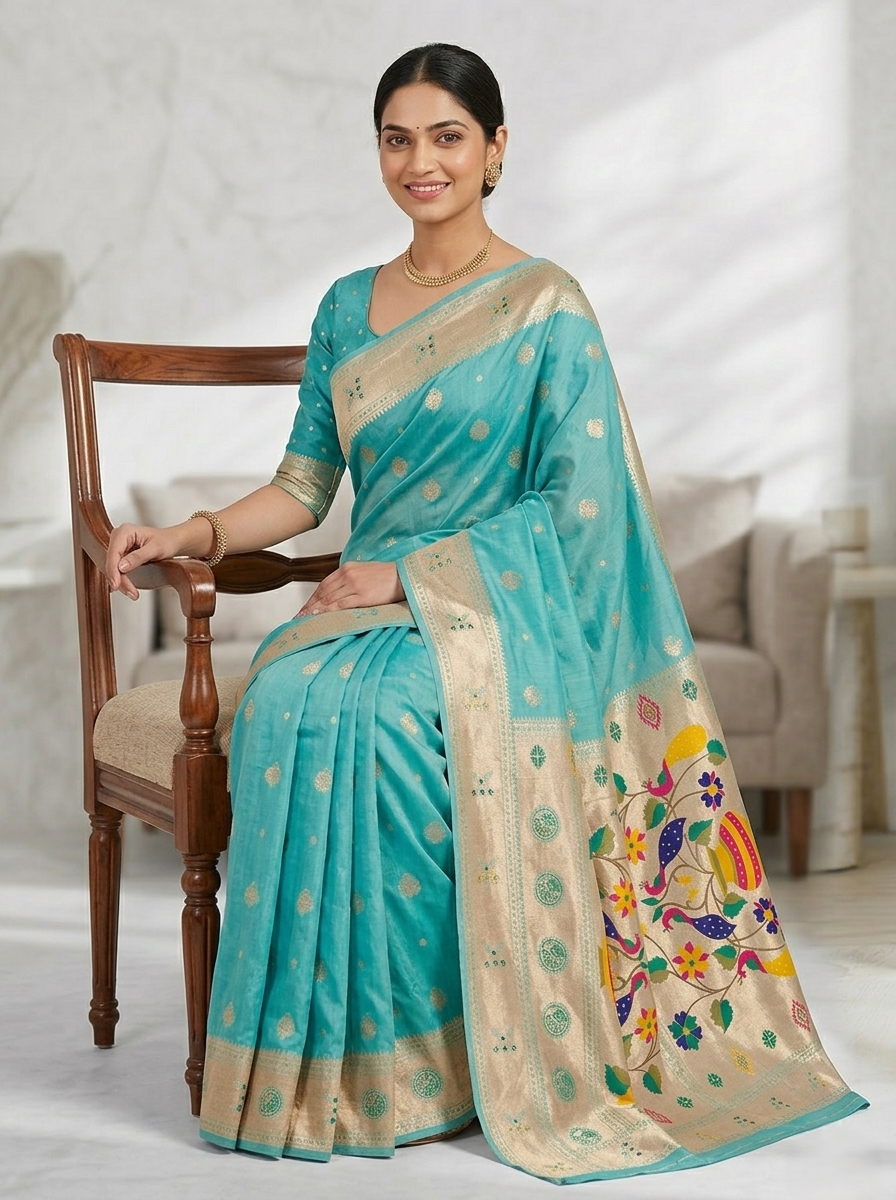 KATPADAR TISSUE SAREE D-7950