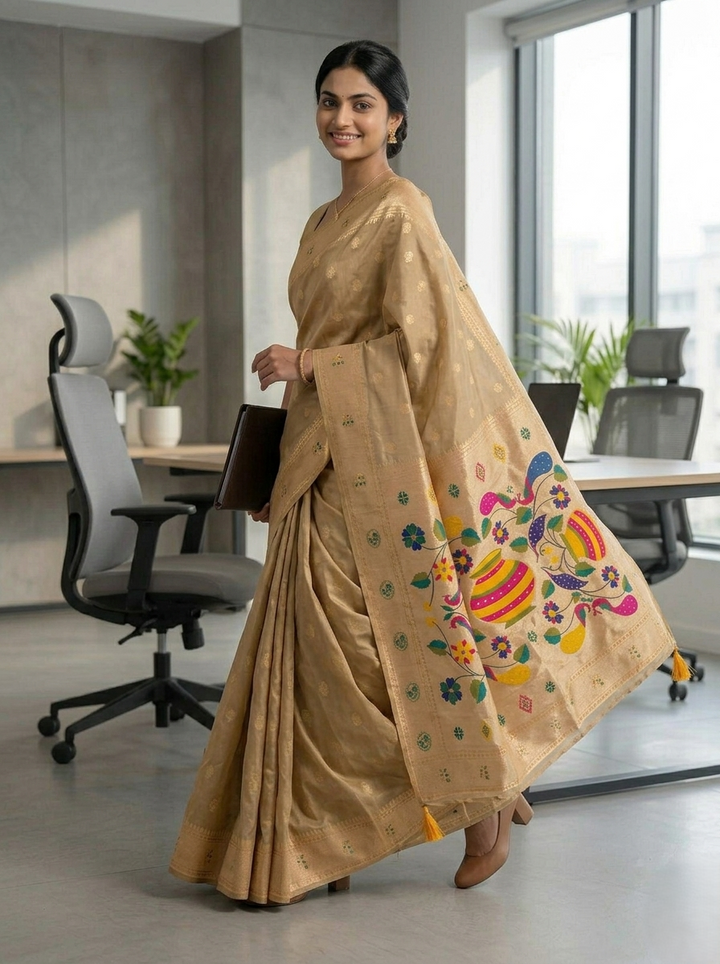 KATPADAR TISSUE SAREE D-7950