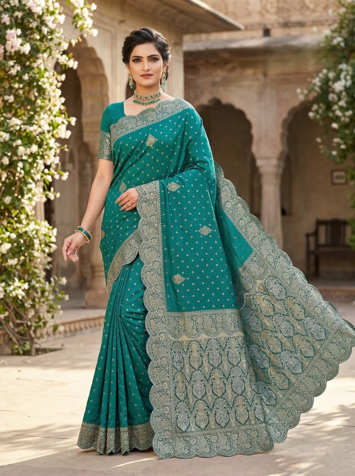 KESARIYA SOUTH INDIAN SAREE
