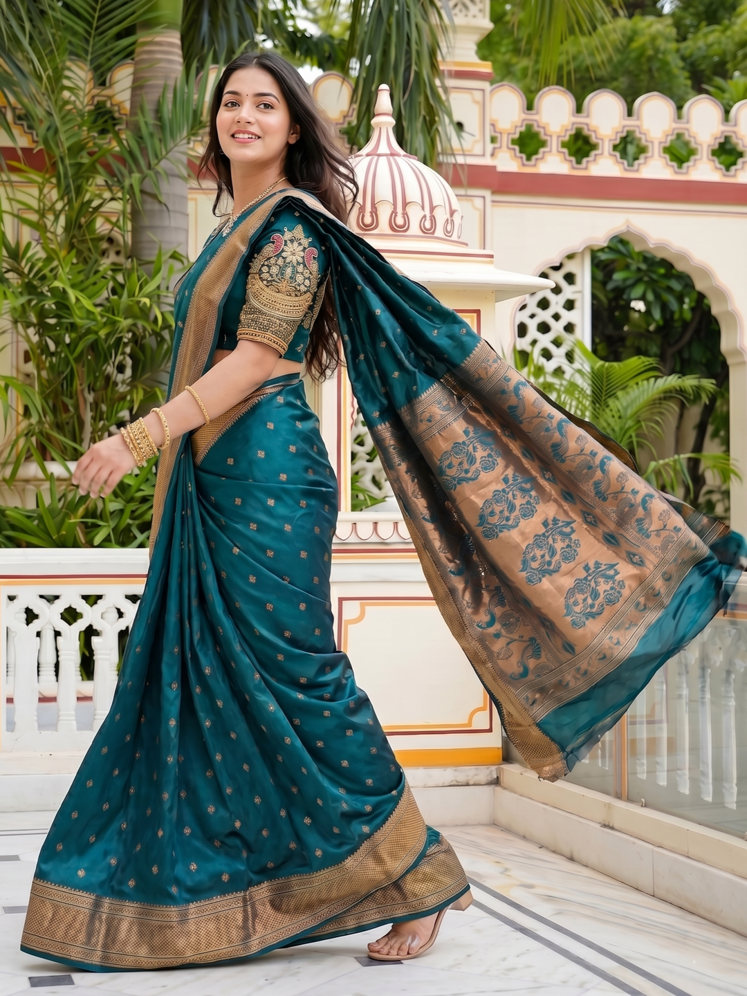 Kalanjali Paithani Muktai