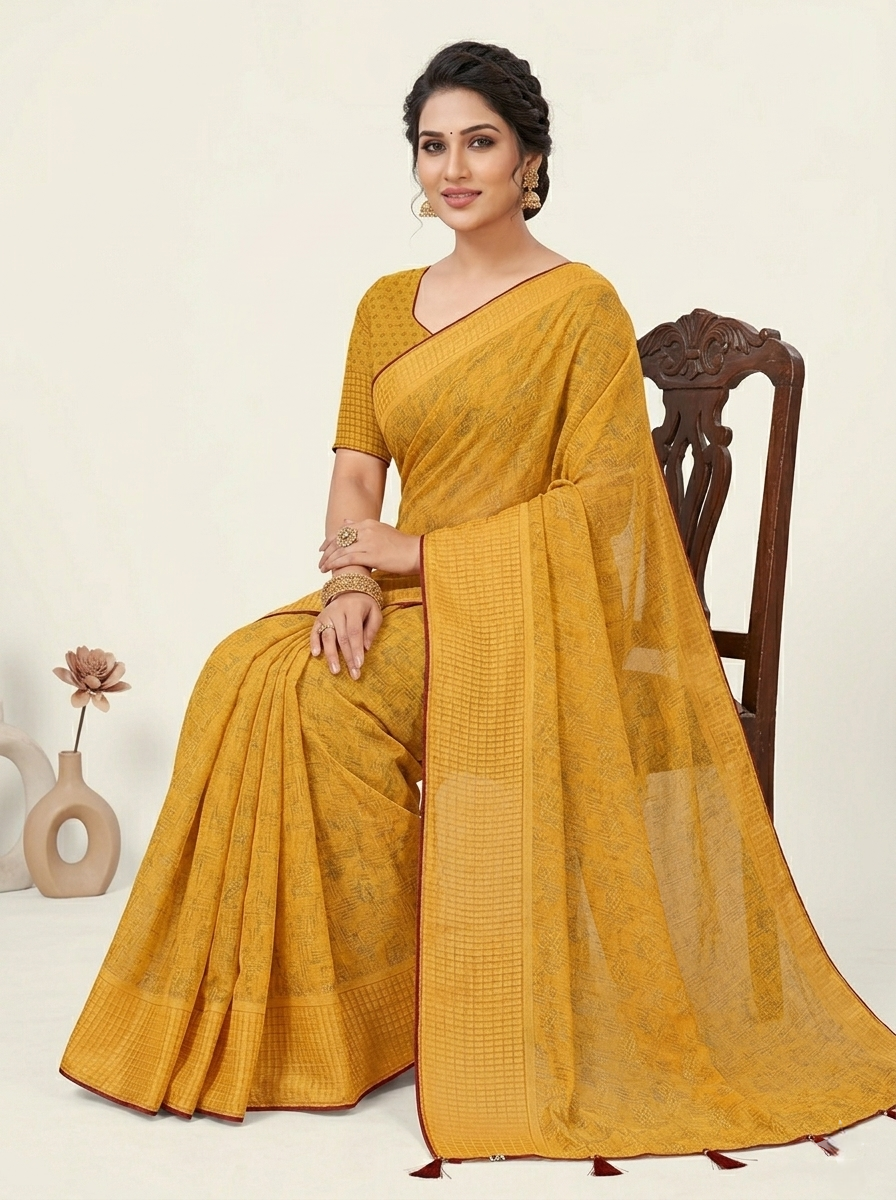 MALTI DAIMOND PRINTED SAREE