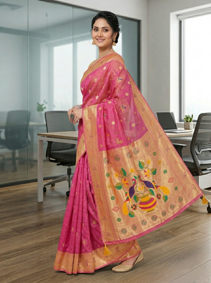 KATPADAR TISSUE SAREE D-795