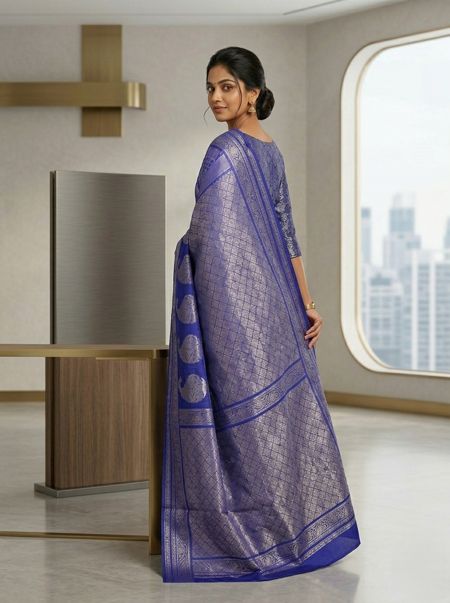 KATPADAR TISSUE SAREE D-3329