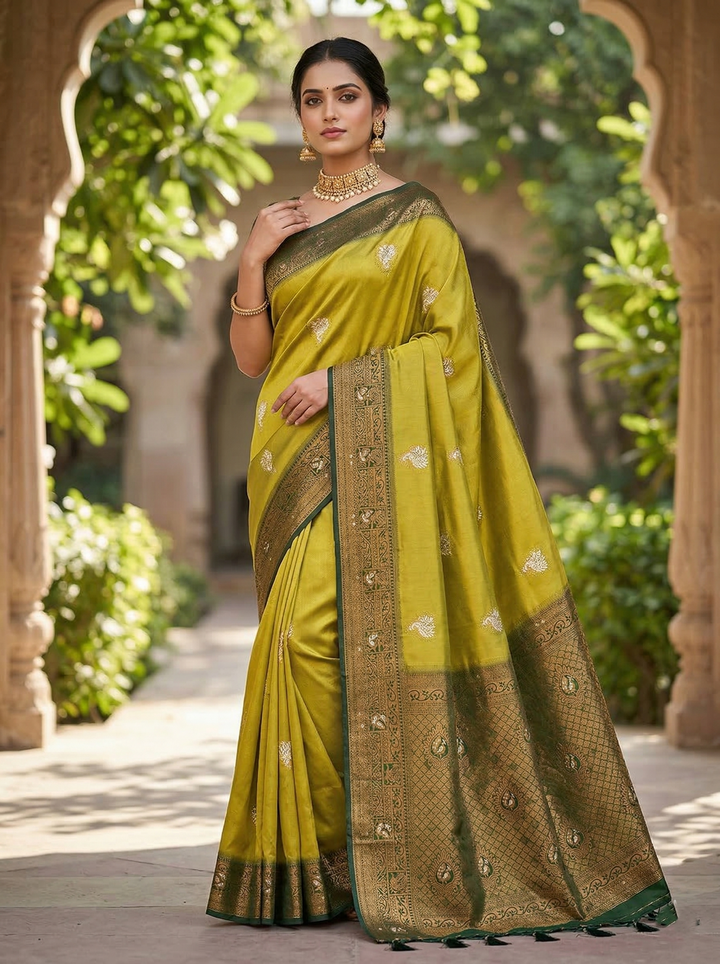 GANAGA SWAROVSKI KATPADAR SAREE
