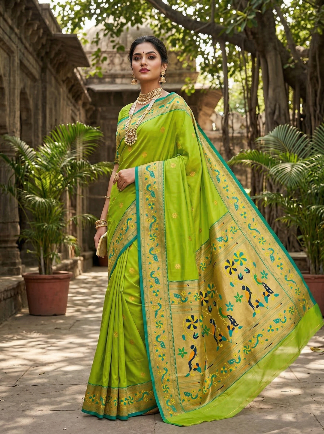 JULAHAA KATPADAR PAITHANI SAREE