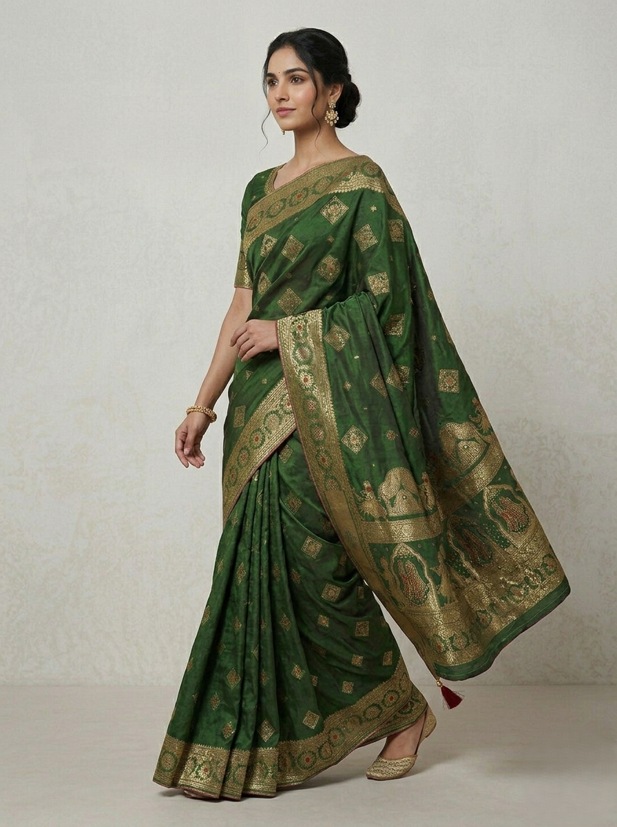 SOFT SILK DESIGNER SAREE