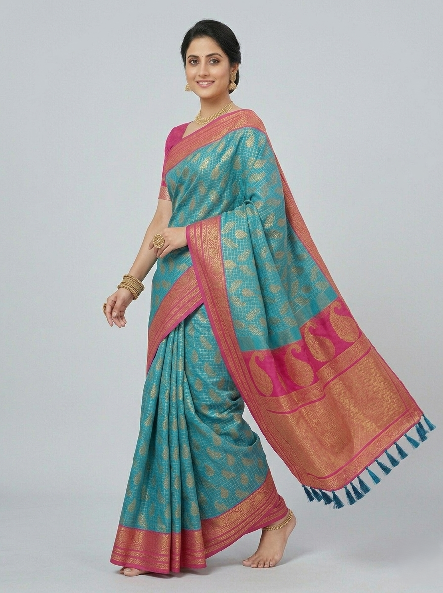 KATPADAR TISSUE SAREE D-750
