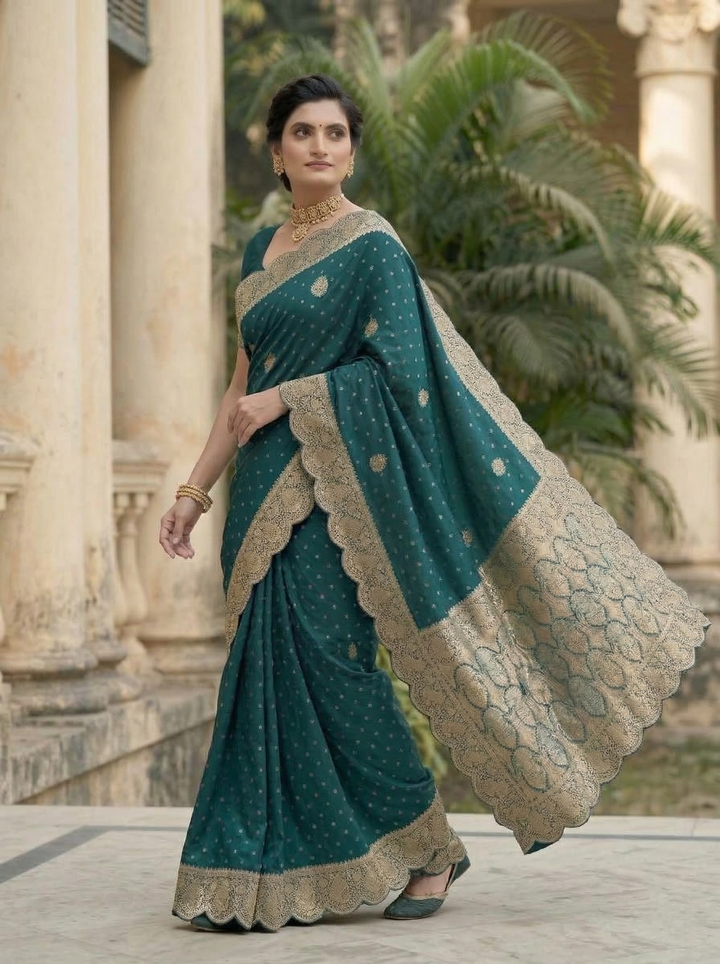 KESARIYA SOUTH INDIAN SAREE
