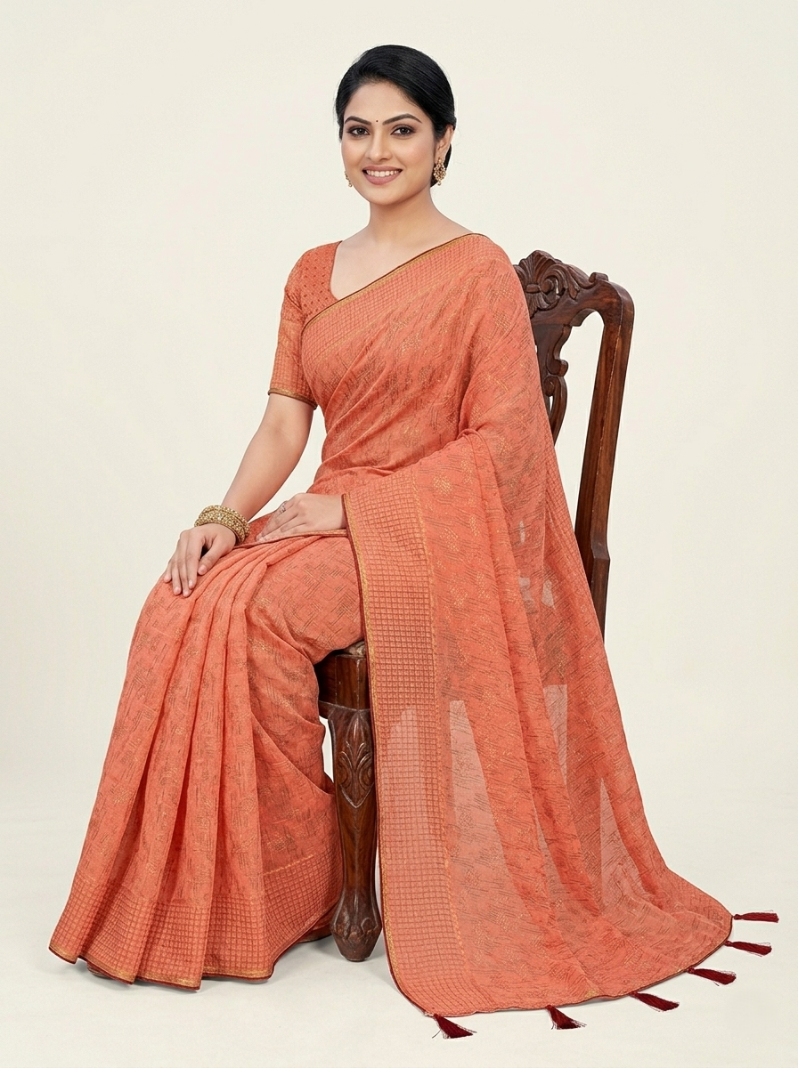 MALTI DAIMOND PRINTED SAREE