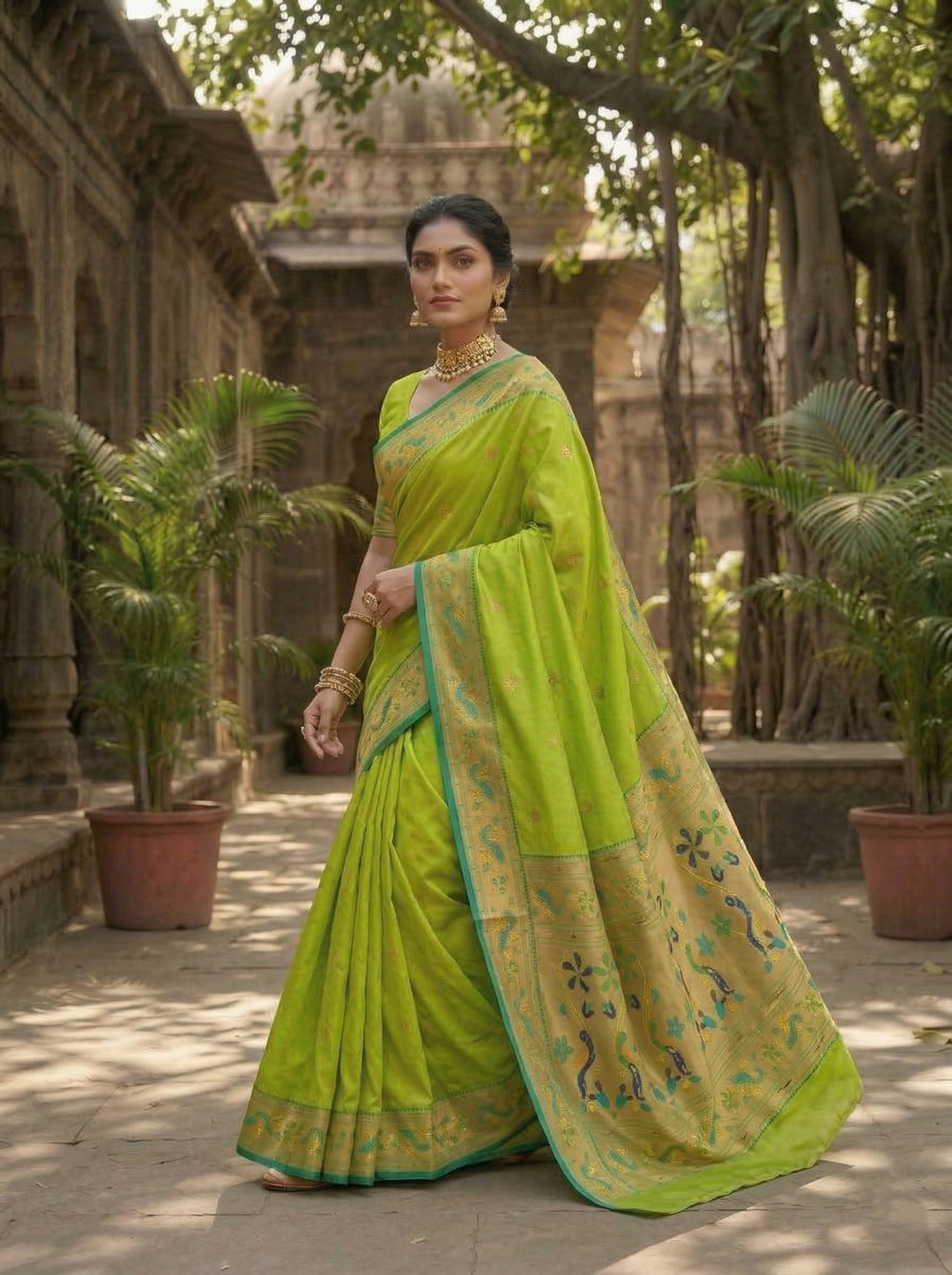 JULAHAA KATPADAR PAITHANI SAREE