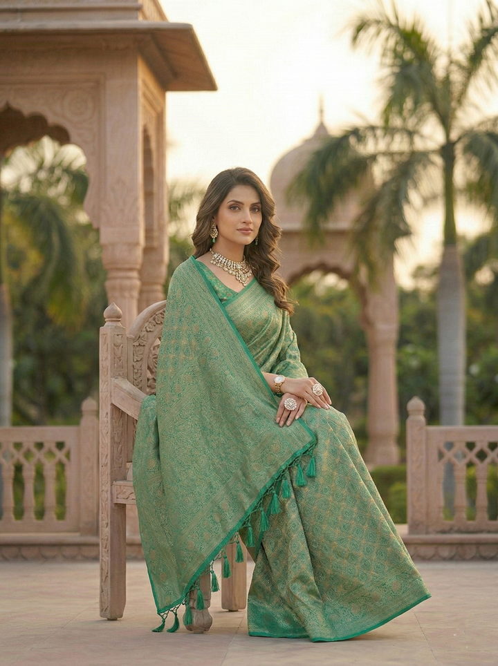 RANJANA SWAROVSKI SOUTH INDIAN SAREE