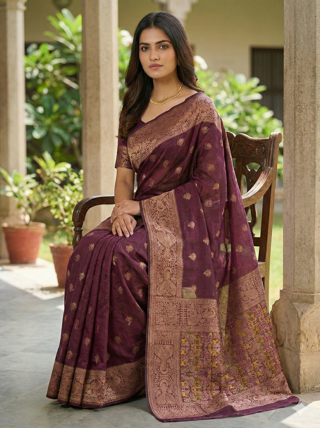 MADHURIMA COTTON SAREE 3030