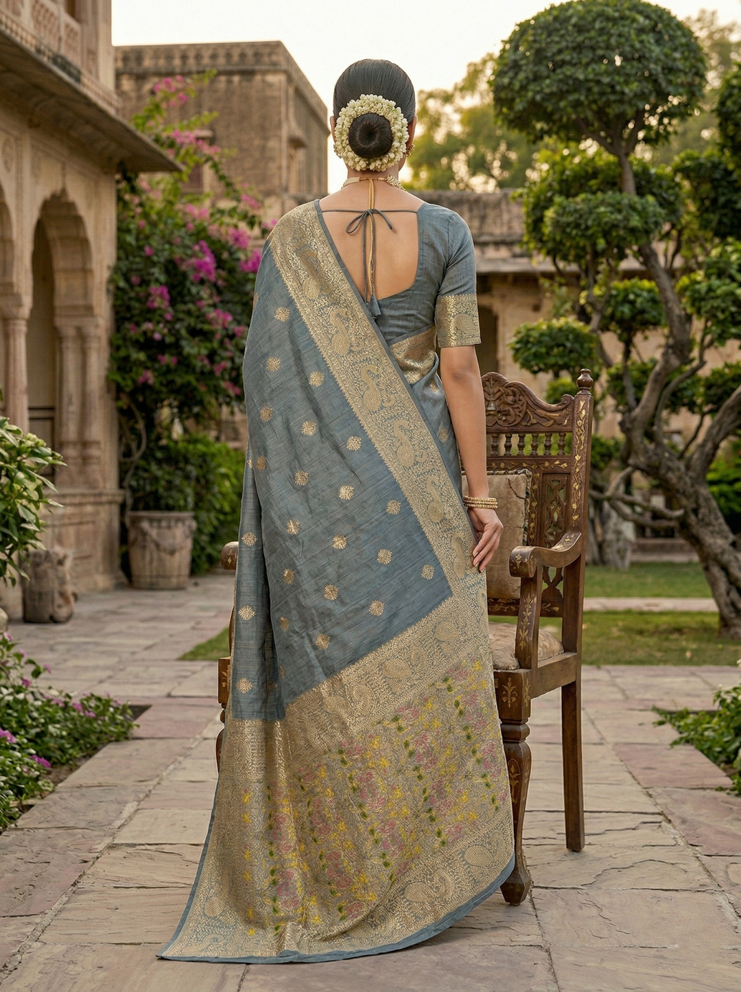 MADHURIMA RICH PALLU COTTON SAREE 0033