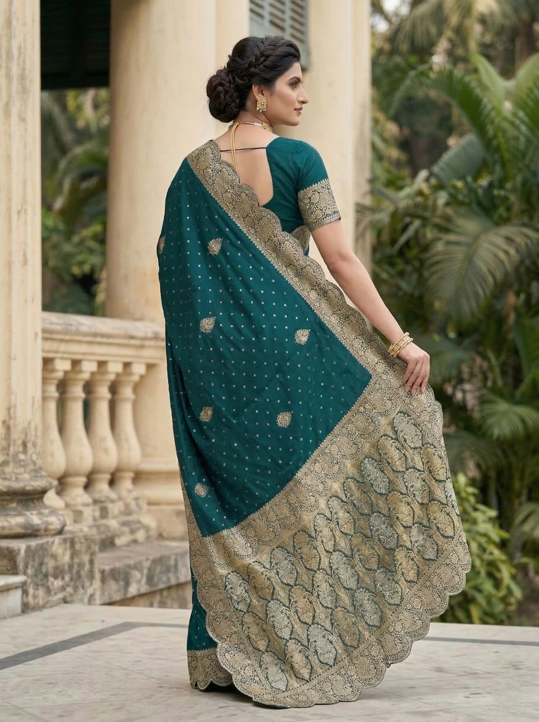 KESARIYA SOUTH INDIAN SAREE