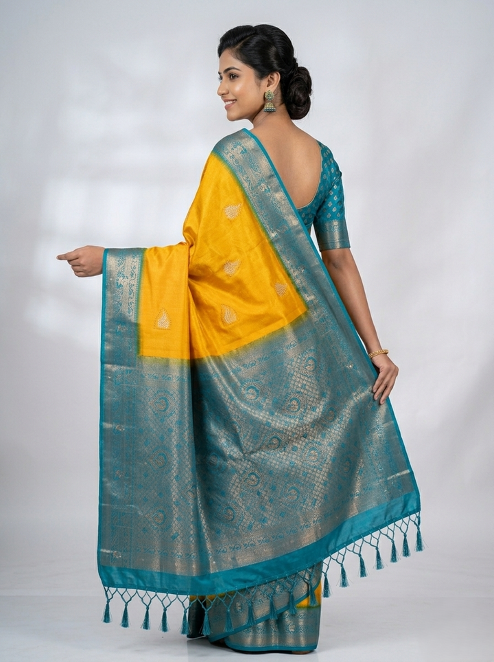 GANAGA SWAROVSKI WORK SAREE 1111
