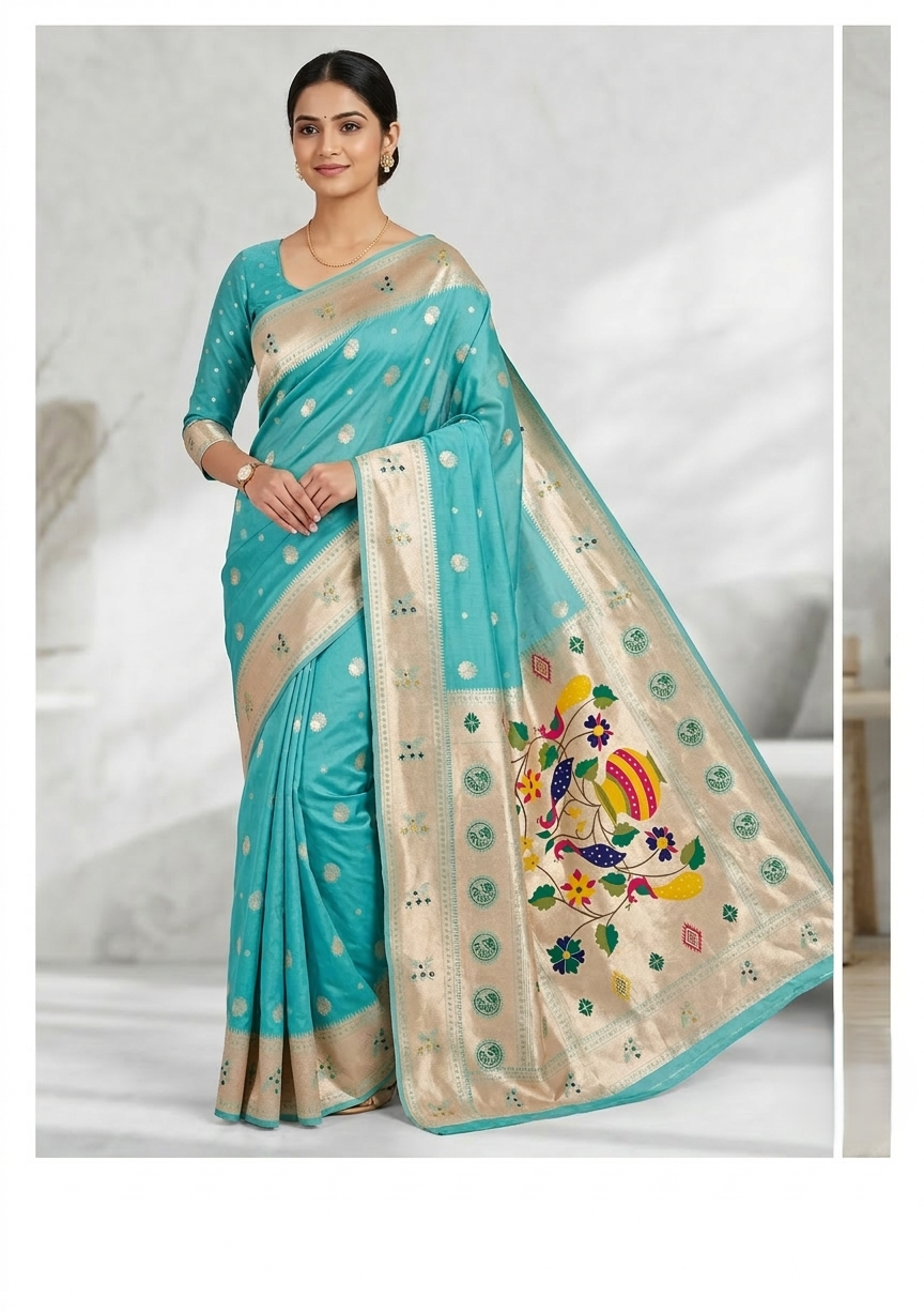 KATPADAR TISSUE SAREE D-7950