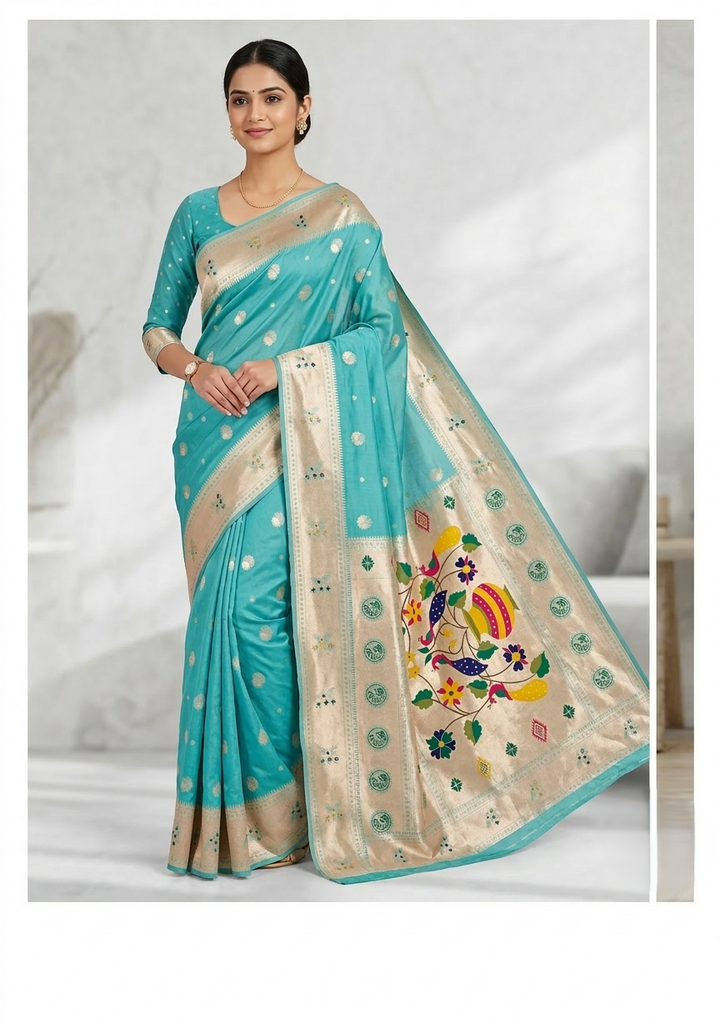 KATPADAR TISSUE SAREE D-7950