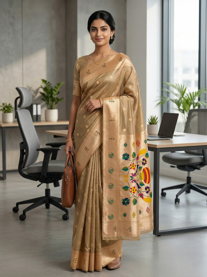 KATPADAR TISSUE SAREE D-7950