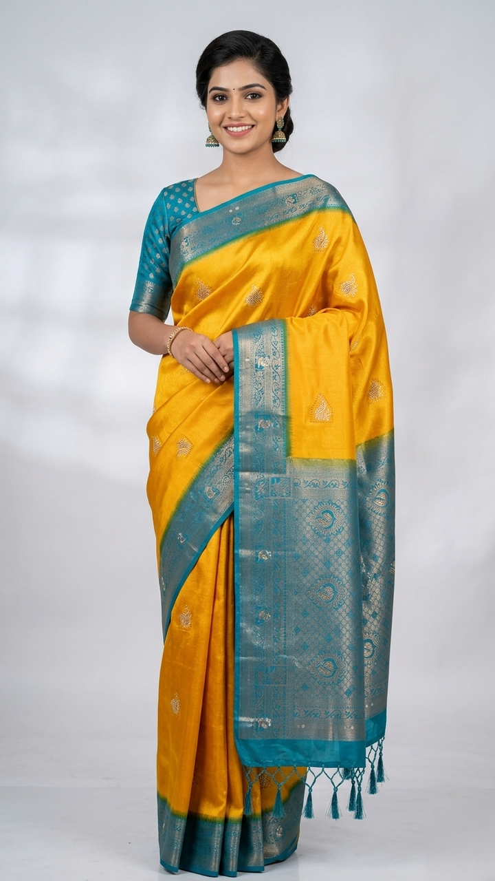 GANAGA SWAROVSKI WORK SAREE 1111