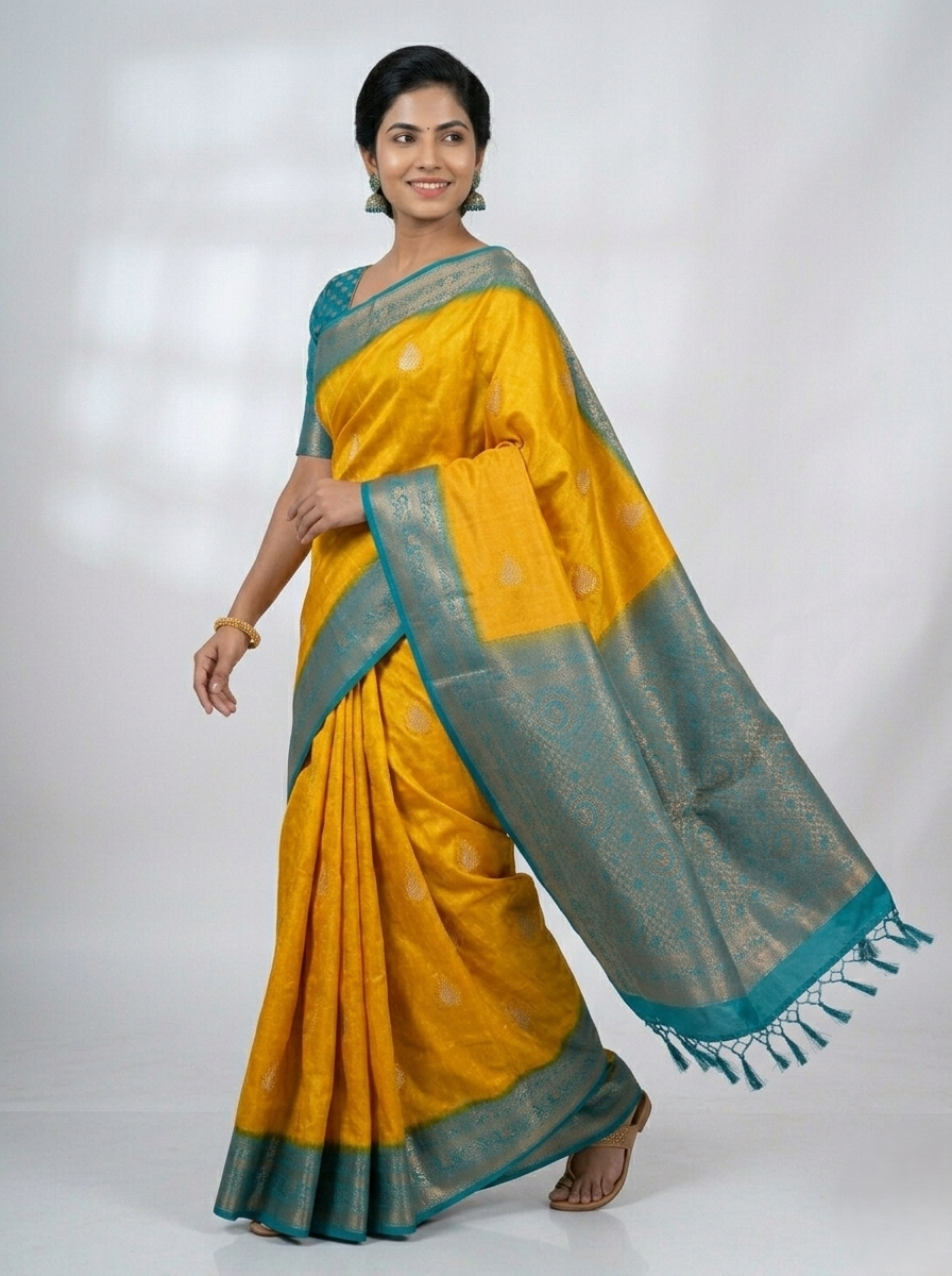 GANAGA SWAROVSKI WORK SAREE 1111
