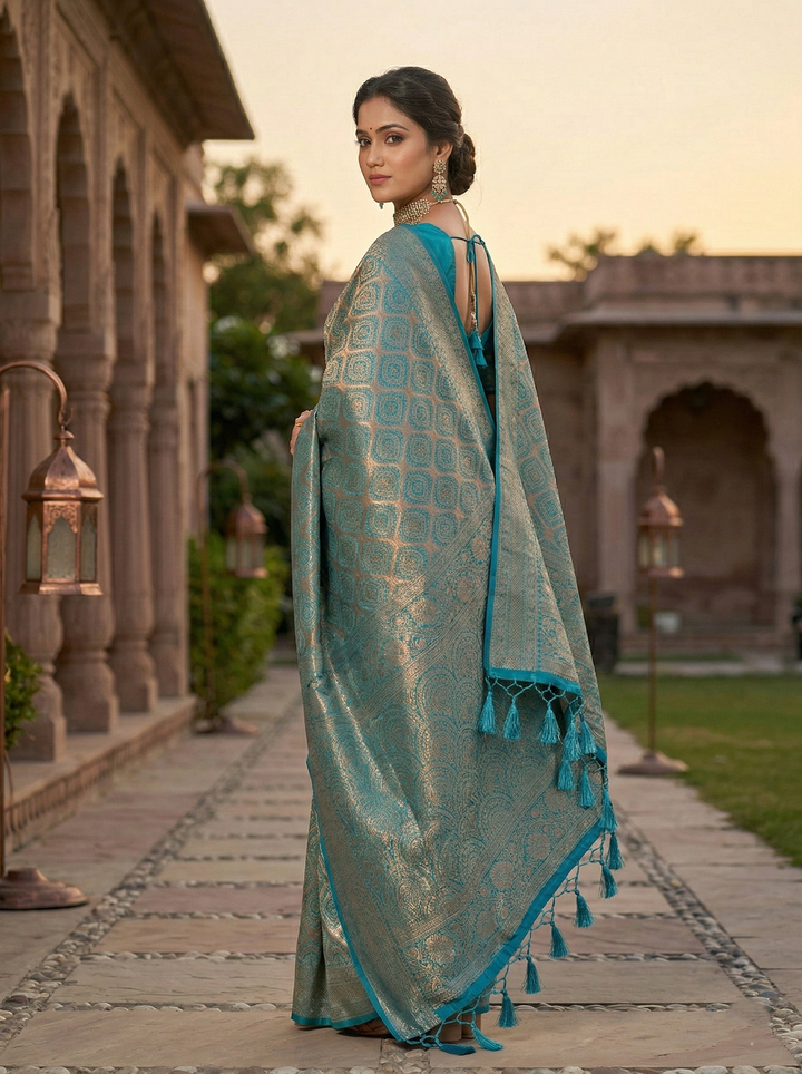 RANJANA SWAROVSKI SOUTH INDIAN SAREE 2258