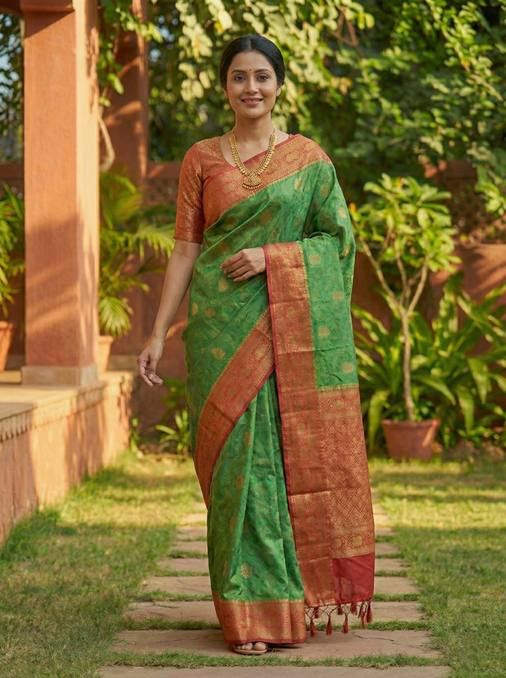 MILLENNIUM SWAROVSKI KATPADAR SAREE