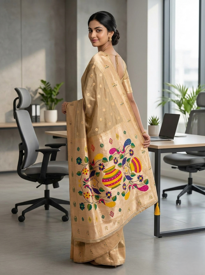 KATPADAR TISSUE SAREE D-7950