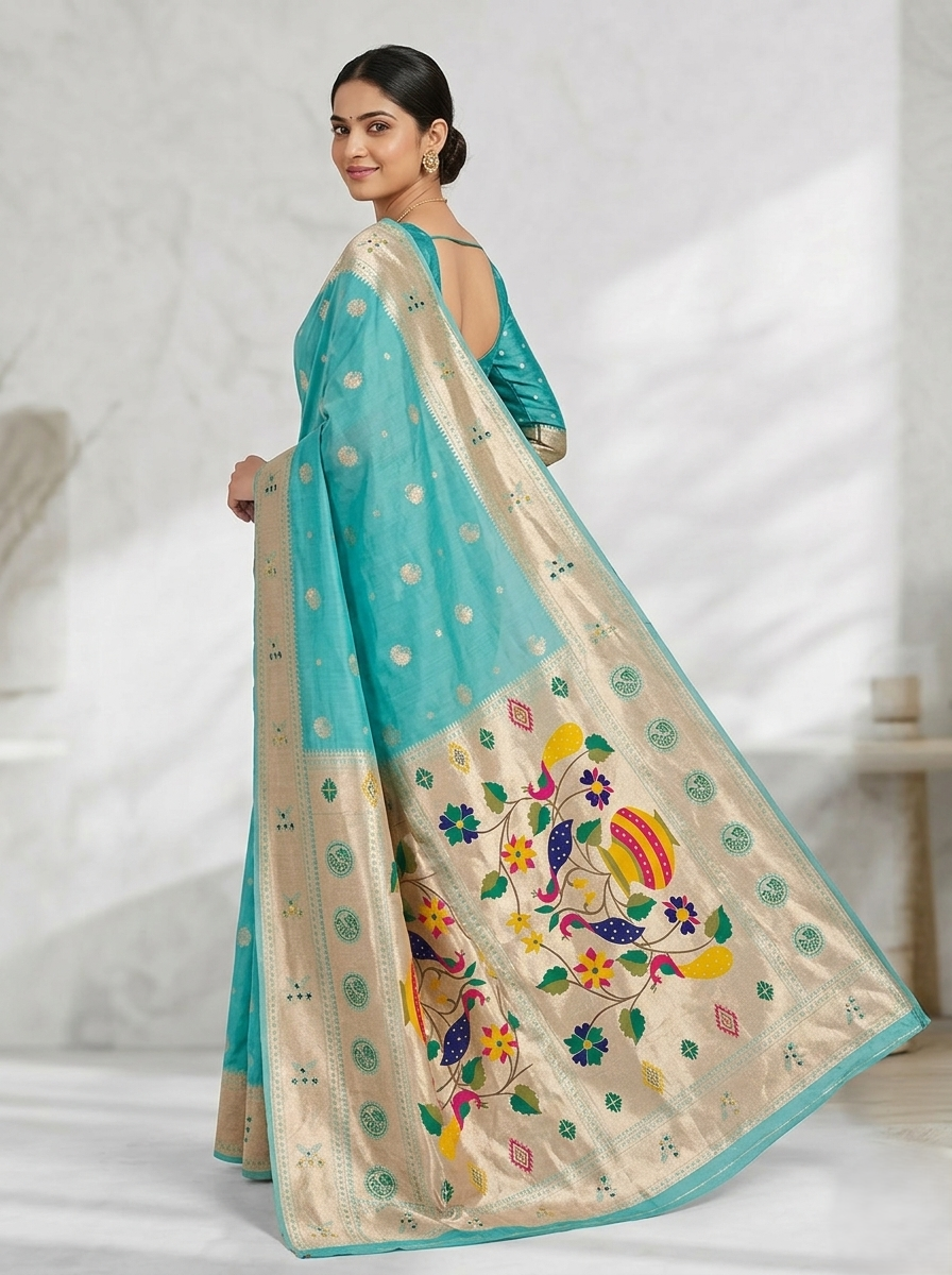 KATPADAR TISSUE SAREE D-7950