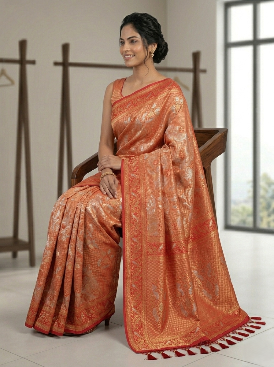 GT SWAROVSKI SOUTH INDIAN SAREE