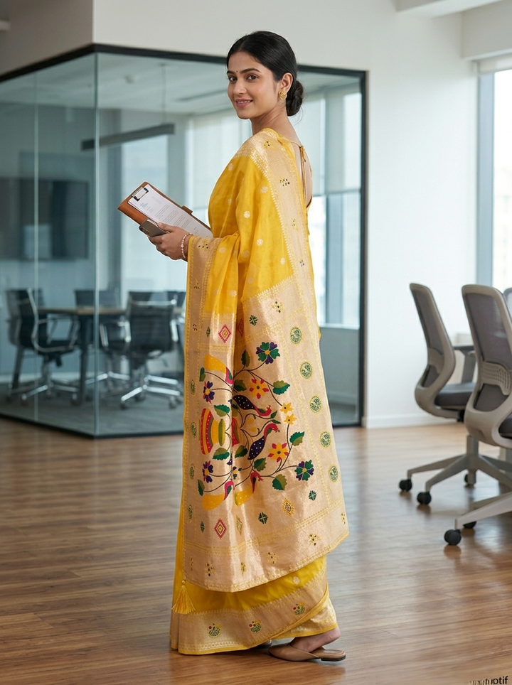 KATPADAR TISSUE SAREE D-795