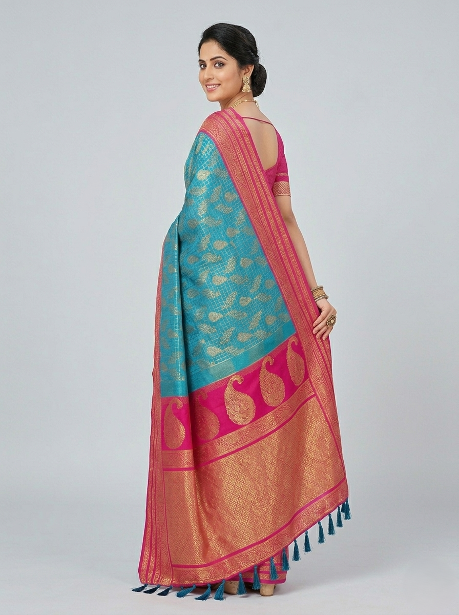 KATPADAR TISSUE SAREE D-750