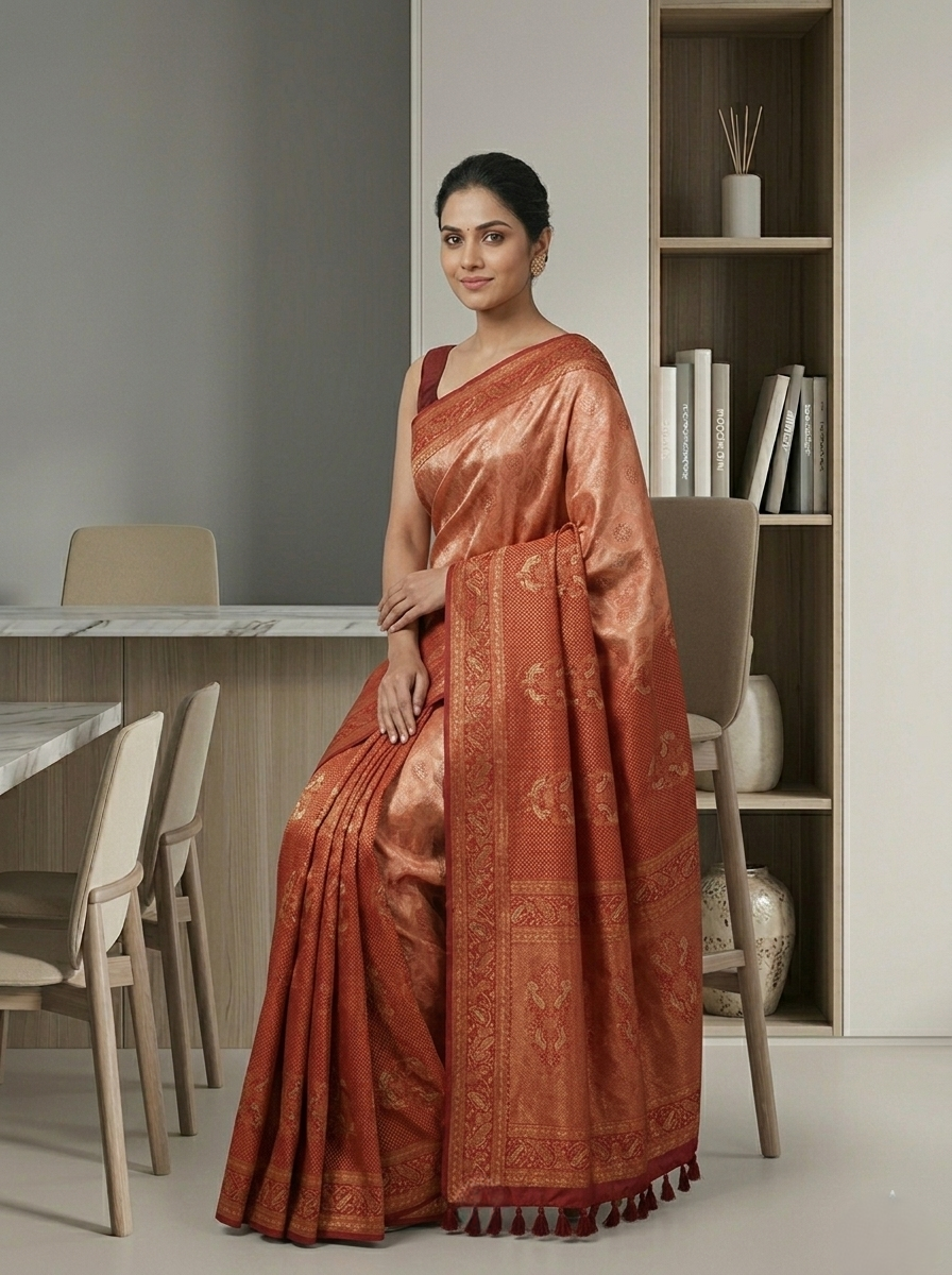 GT SWAROVSKI SOUTH INDIAN SAREE
