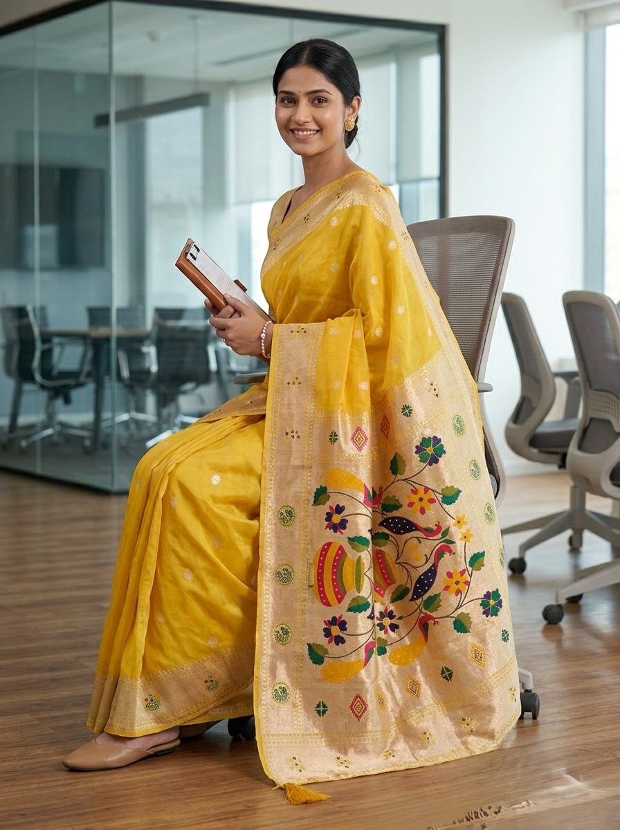 KATPADAR TISSUE SAREE D-795