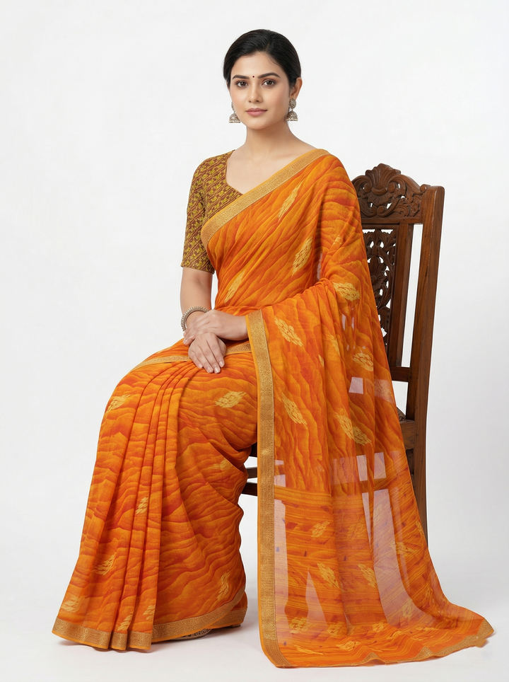 Peony Pop Saree
