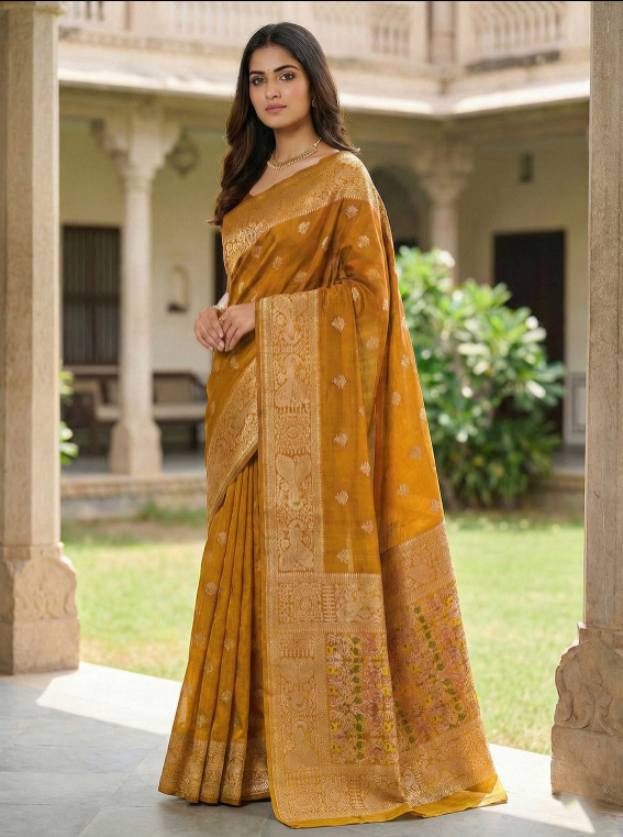 MADHURIMA RICH PALLU COTTON SAREE
