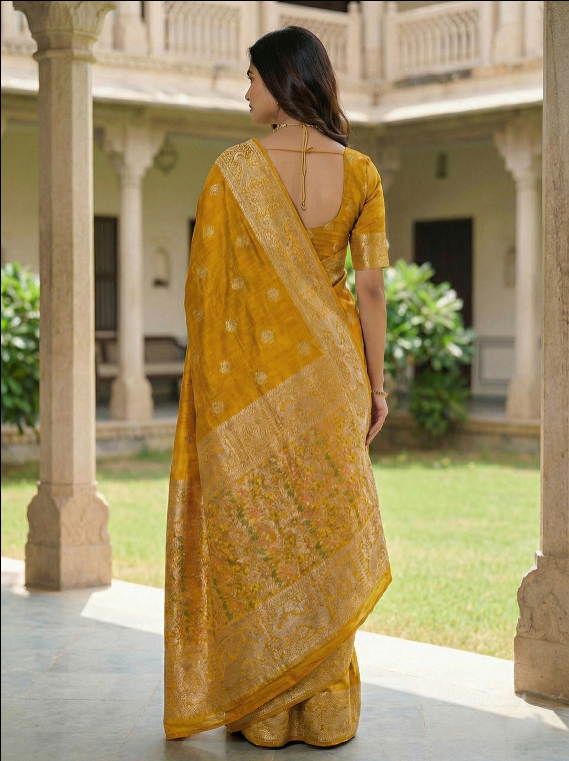 MADHURIMA RICH PALLU COTTON SAREE