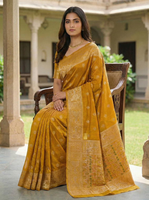 MADHURIMA RICH PALLU COTTON SAREE