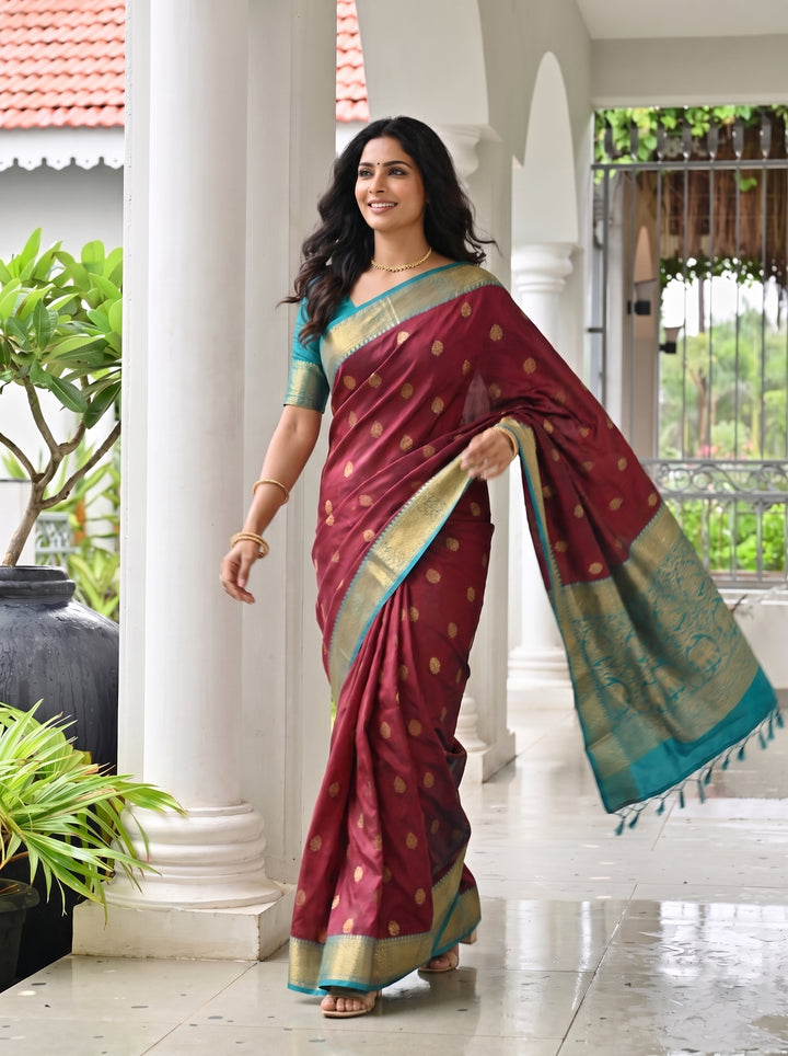 Ganga Pallu Silk Saree