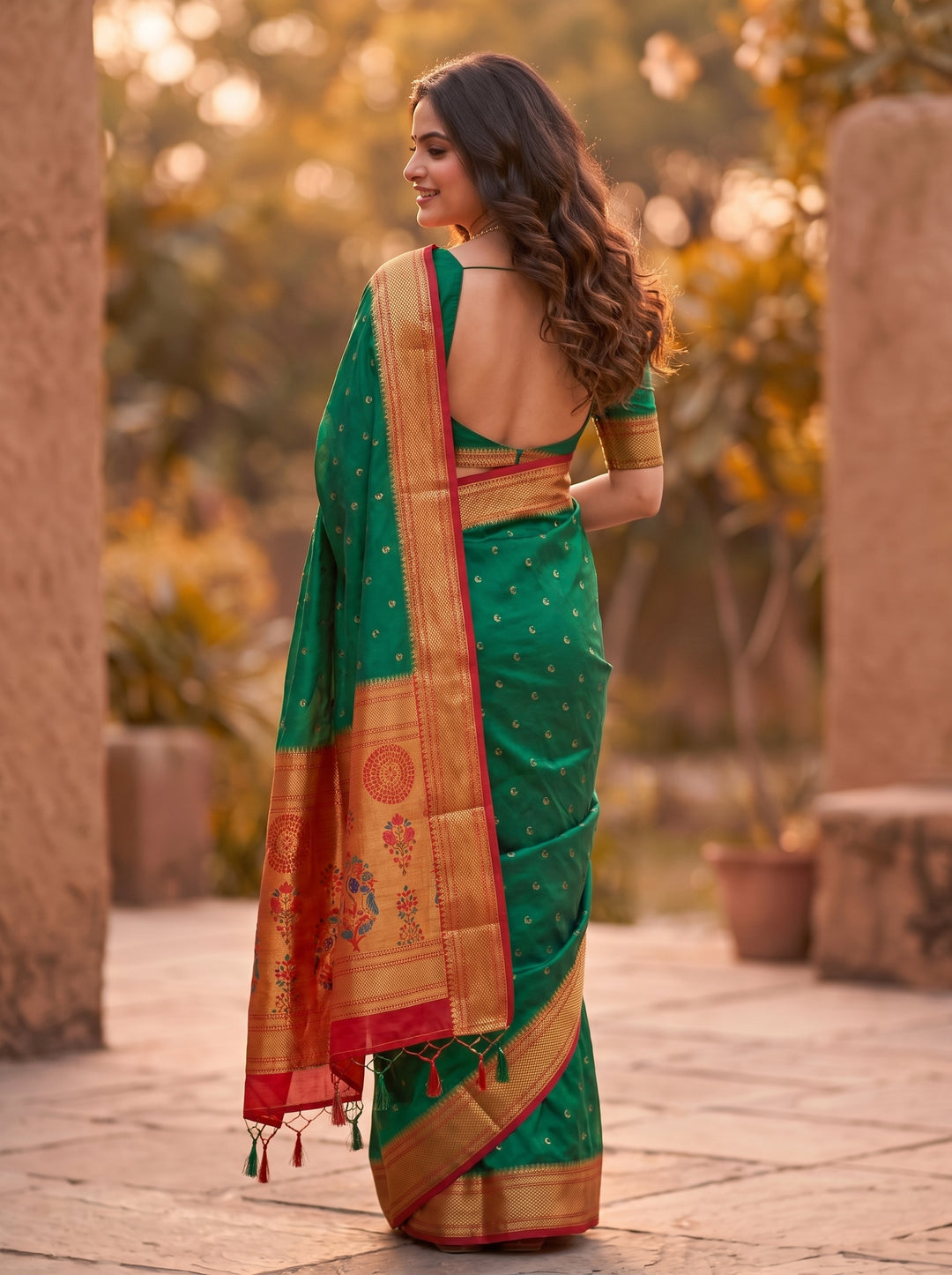 Chandrika Paithani Saree