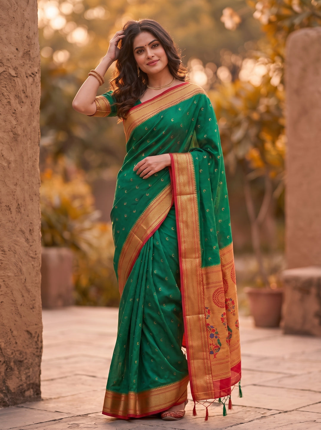 Chandrika Paithani Saree