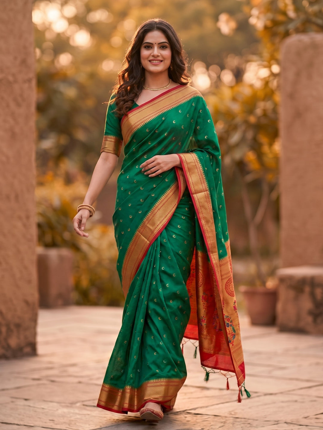 Chandrika Paithani Saree