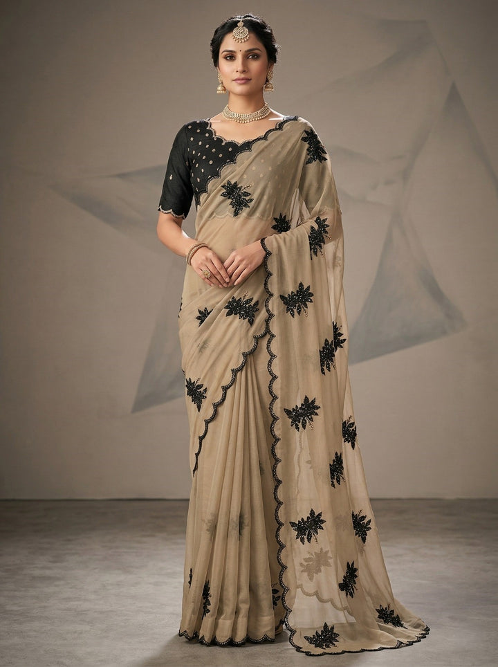 Golden Grace Saree