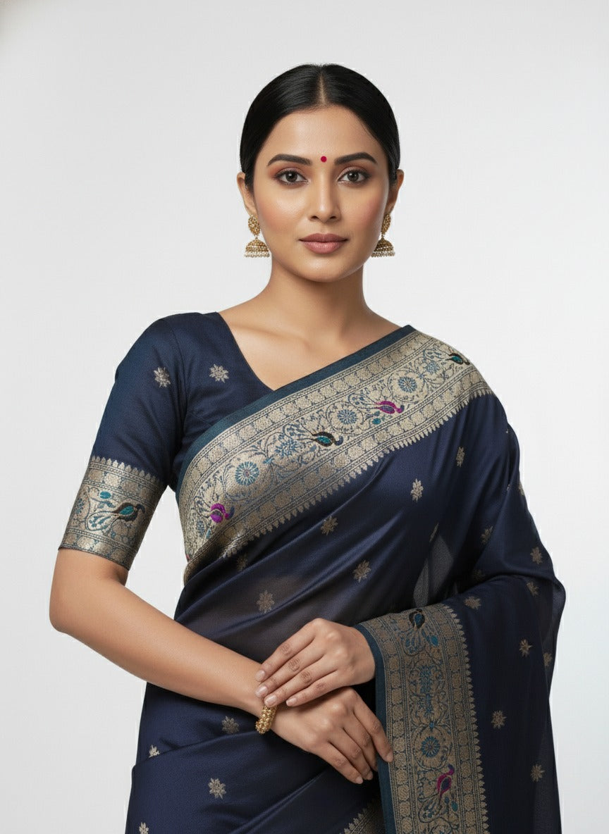 Rajhani Silk Sparking Flower