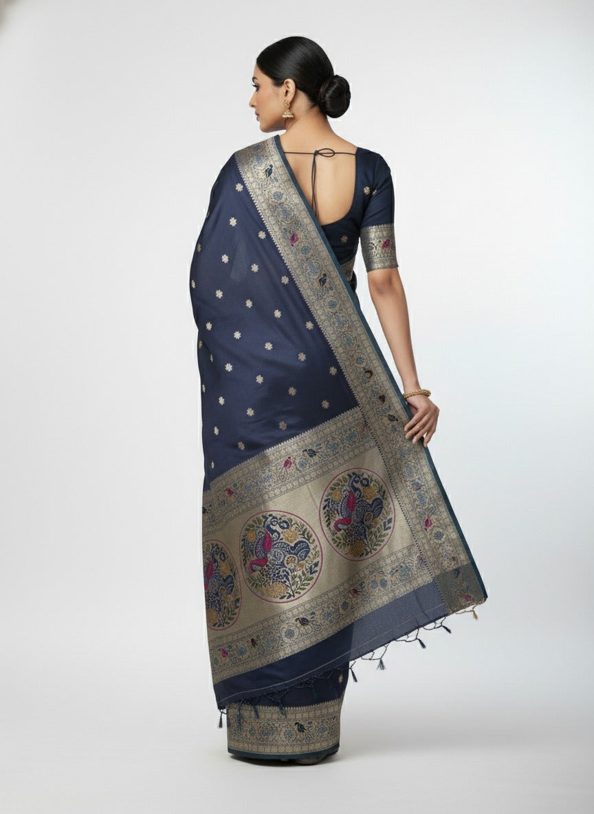 Rajhani Silk Sparking Flower
