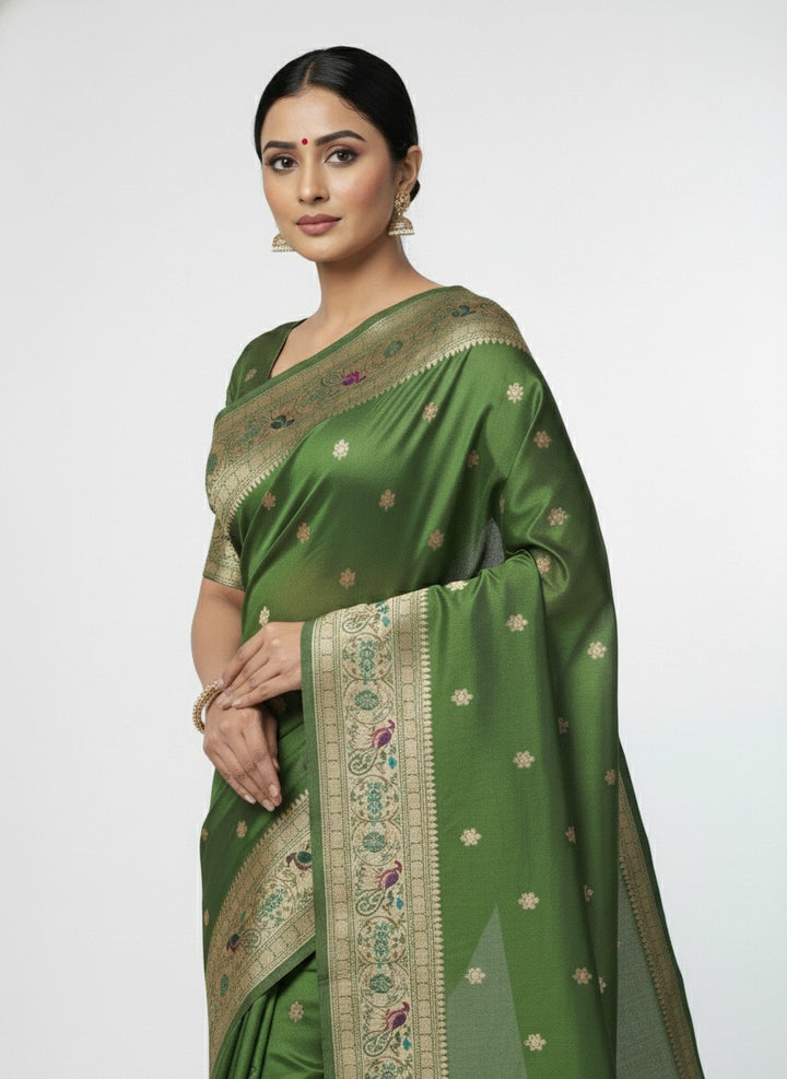 Rajhani Silk Sparking Flower Saree