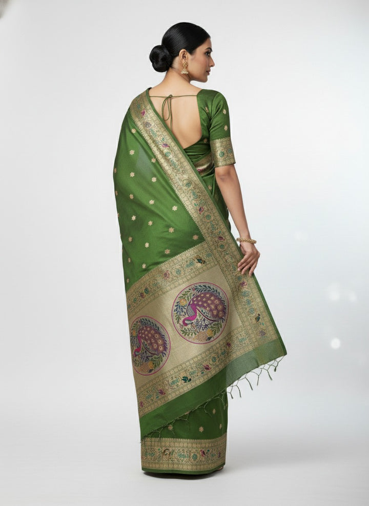 Rajhani Silk Sparking Flower Saree