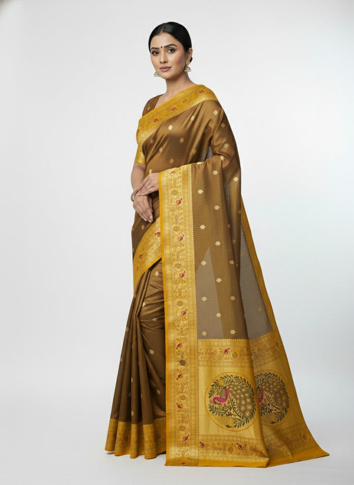 Rajhani Silk Sparking Flower Saree