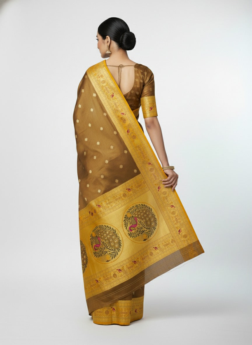 Rajhani Silk Sparking Flower Saree