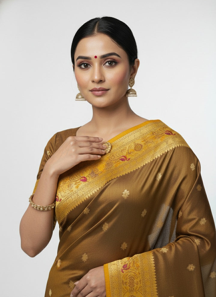 Rajhani Silk Sparking Flower Saree