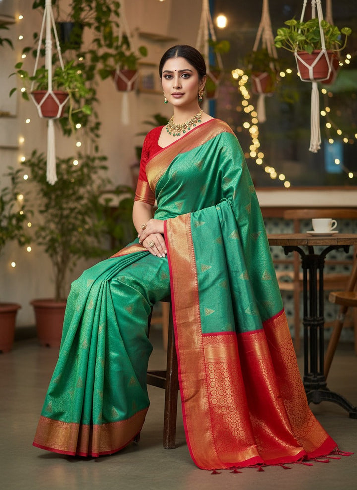 REKHA SWAROVSKI WORK KATPADAR SAREE